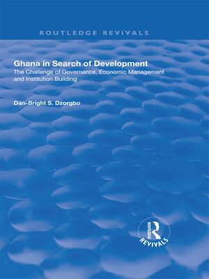 cover image of Ghana in Search of Development
